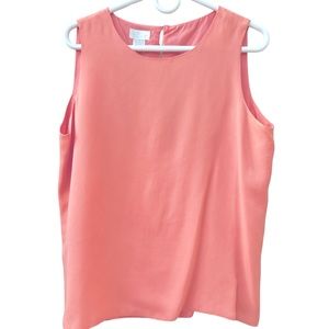 Clio vintage 90's sleeveless silk top L